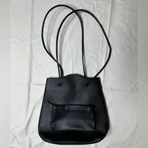 Cleo & Patek Black Leather Mini Backpack Purse Adjustable Straps Cleo & Patek Black Leather Mini Backpack Purse Adjustable  main image 2